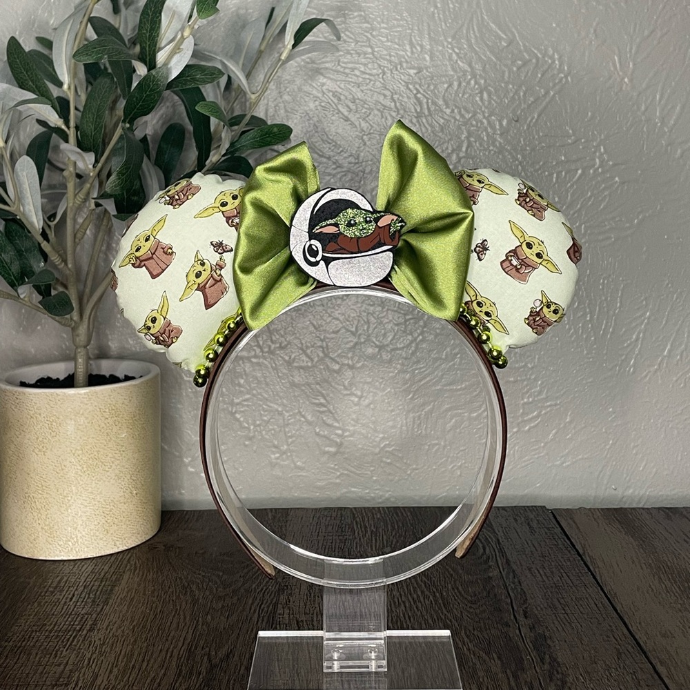 Disney inspired baby yoda ears
